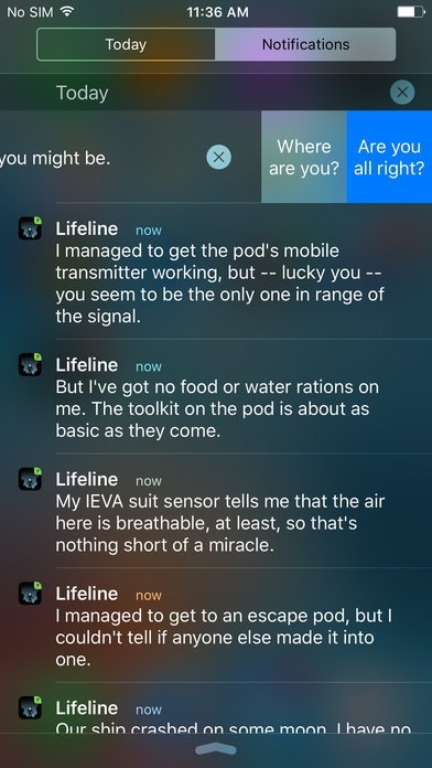 Lifeline...